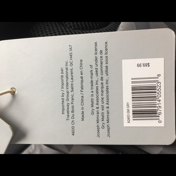 Gry Mattr Backpack With Hidden Compartment And USB - Picture 7 of 9